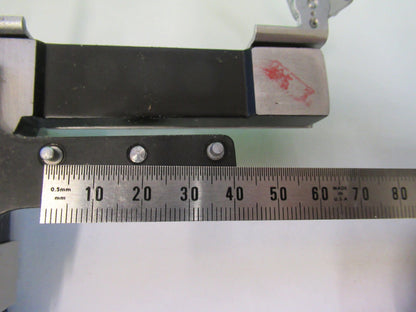 JAPAN ASSEMBLY XY STAGE TABLE MICROSCOPE PART AS PICTURED &G5-A-68