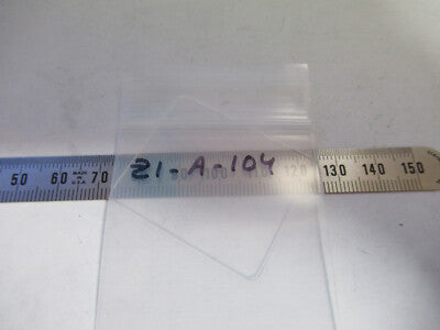 OPTICAL GLASS plate polished pl-pl OPTICS AS PICTURED Z1-A-104