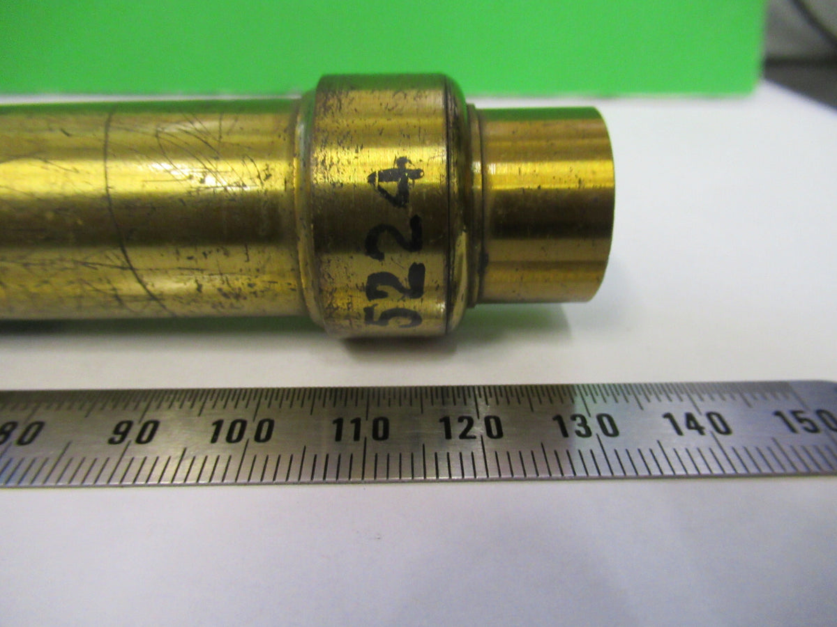 Antique Brass Tubus and Eyepiece Adapter Microscope Part