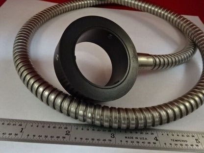 MICROSCOPE PART OPTICAL FIBER GLASS LIGHT GUIDE ILLUMINATOR OPTICS AS IS #IL6-04