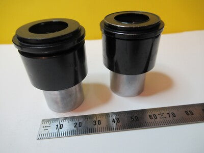 Olympus Japan Pair Bi WF10X Eyepiece Microscope Optics