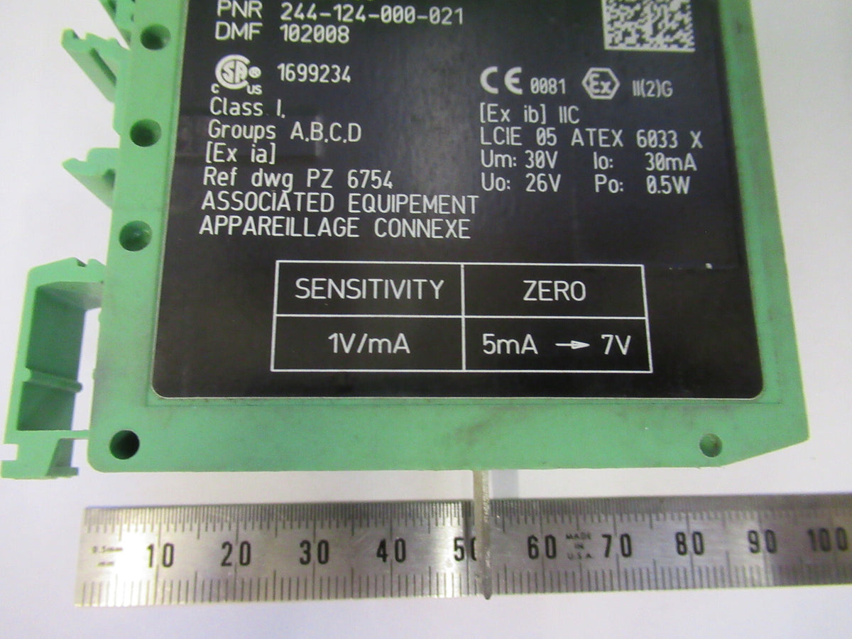 Meggitt Vibro-meter Gsi 124 Galvanic Isolation Module for SENSORs AS Pic