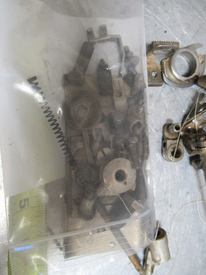 SINGER SEWING MACHINE PARTS FIXTURES PLATES ASSEMBLY AS IS AS PICTURED T8-B-49