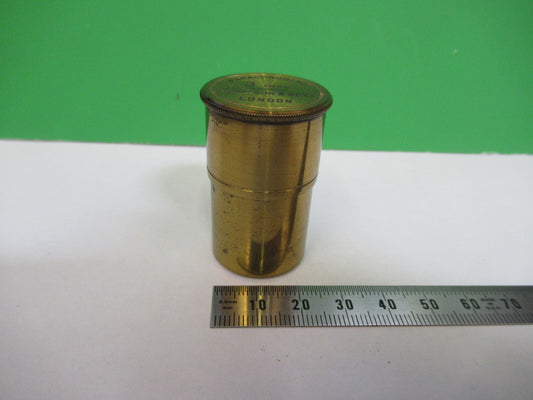 Antique Brass Watson UK 1890s Empty Can Microscope Part