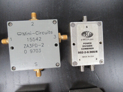 RF MICROWAVE SPLITTER CIRCULATOR ETC LOT FREQUENCY AS PICTURED &R9-A-35