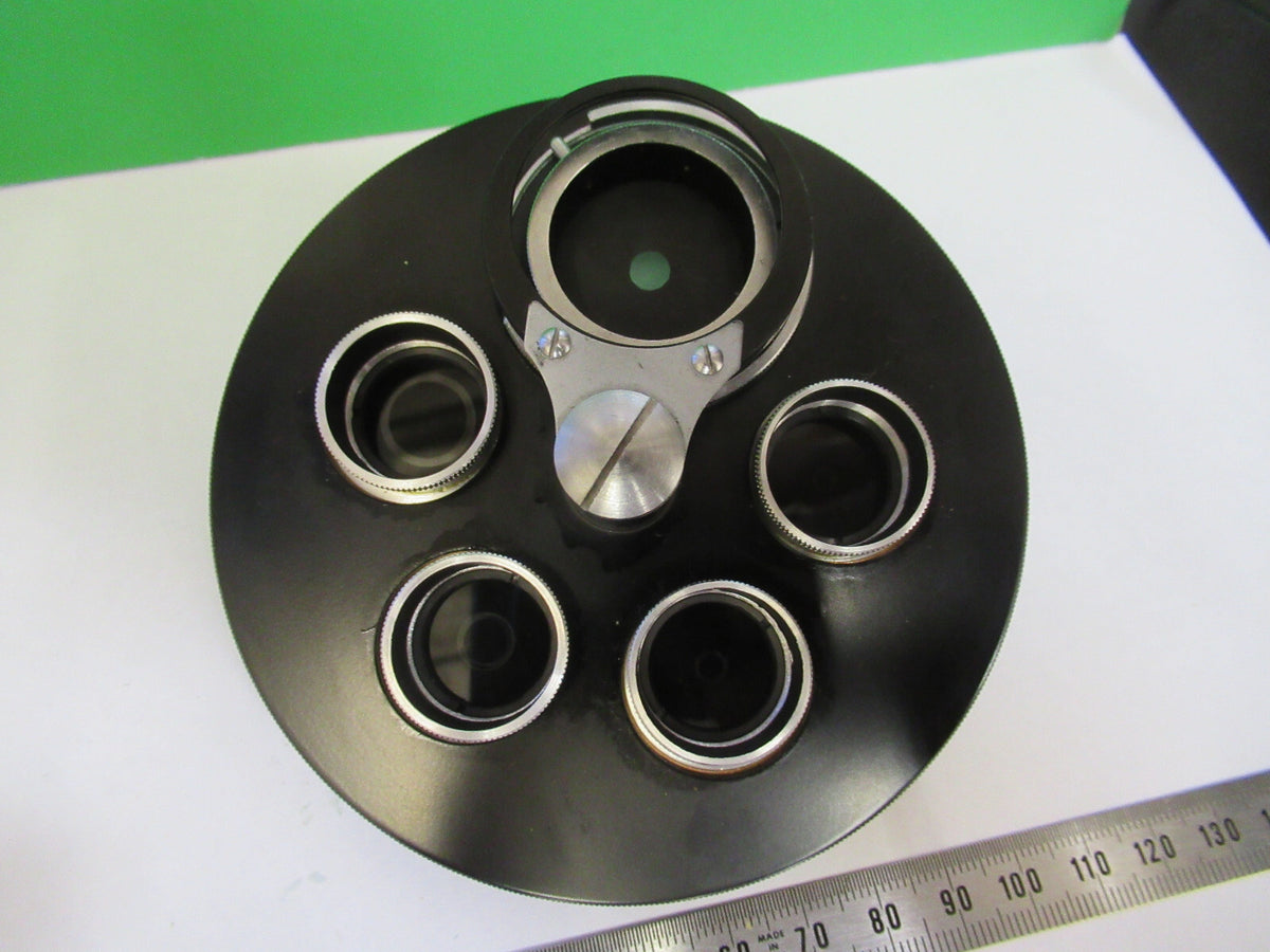 NIKON JAPAN PHASE CONTRAST CONDENSER OPTICS MICROSCOPE PART AS PICTURED &G2-A-84