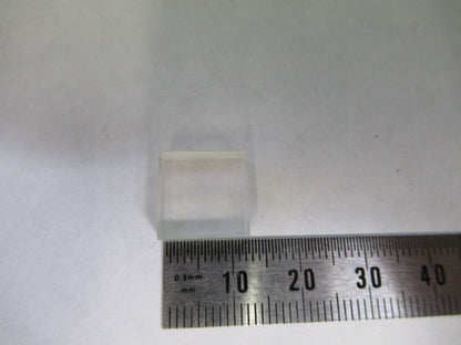 OPTICAL BEAM SPLITTER MINI BLOCK GLASS FLAT OPTICS AS PICTURED U8-A-29