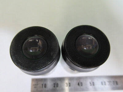 Pair 12X Spencer Lens Co. Eyepiece Ocular Lens Microscope Part
