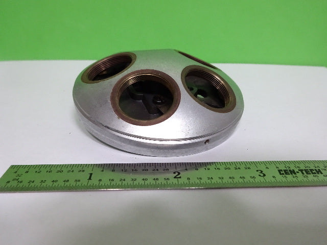 FOR PARTS MICROSCOPE PART LEITZ WETZLAR GERMANY NOSEPIECE AS IS #7B-A-27