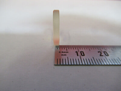 OPTICAL FLAT ZERODUR MINI LENS COATED OPTICS  AS PICTURED &3K-FT-43