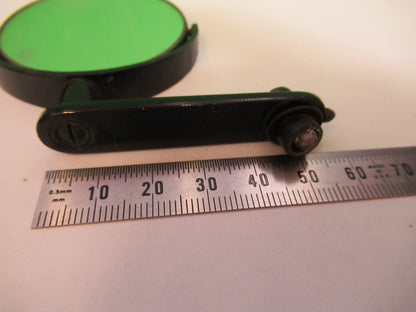 ANTIQUE BAUSCH LOMB MIRROR ASSEMBLY OPTICS MICROSCOPE PART AS PICTURED  V1-A-14