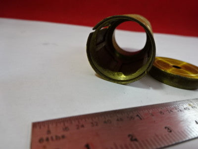 Antique Brass Portable Seeds Microscope Vintage Part AS IS