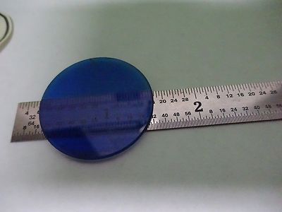 MICROSCOPE PART ZEISS GERMANY BLUE FILTER OPTICS AS IS BIN#X9-A-66