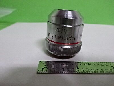 MIKROSKOPTEIL OBJEKTIV CARL ZEISS DEUTSCHLAND EPIPLAN HD 4X OPTICS AS IS #4T-B-03
