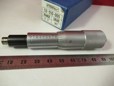 MICROMETER FOWLER 52-210-005 FOR POSITIONING AS PICTURED FT-2-110