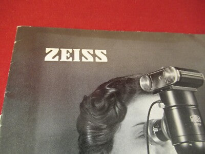 Vintage Carl Zeiss AG Germany Manual Catalog Microscope Part