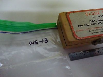 METROLOGY GAUGE KIT MS 3196-1 BUCHANAN AS IS BIN#W6-13