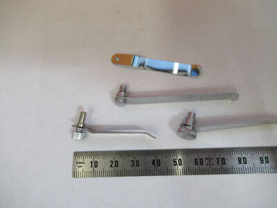 Assorted Lot of Clips Stage Microscope Part