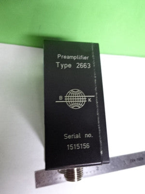 BRUEL KJAER PRE AMPLIFIER 2663 MICROPHONE  AS IS #8-DT
