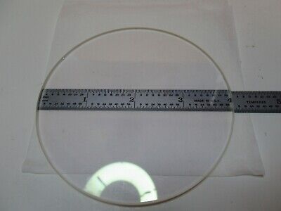 OPTISCHE GLASRUNDPLATTE 4" DURCHMESSER LASEROPTIK WIE ABGEBILDET &amp;FT-5-108