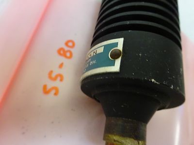 RF MICROWAVE HIGH FREQUENCY DUMMY LOAD BENDIX CORPORATION AS IS BIN#S5-80