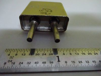 ANTIQUE QUARTZ RADIO CRYSTAL STANDARD RADIO ENGLAND FREQUENCY CONTROL #W7-35