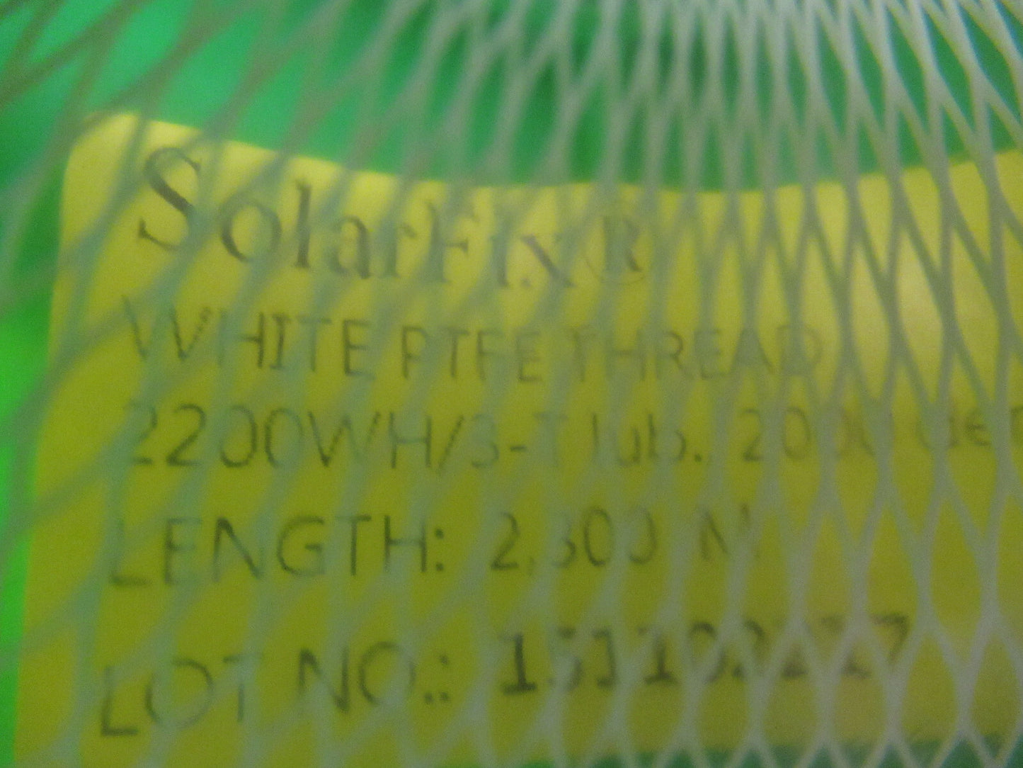 SOLARFIX PTFE THREAD SPOOL VERY RARE 2,300 METERS AS PICTURED  H7-B-62