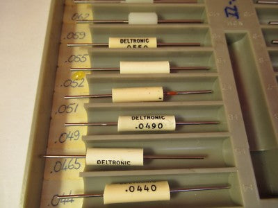 Calibrated Pins Inspection Metrology Deltronic 0.0415" Set