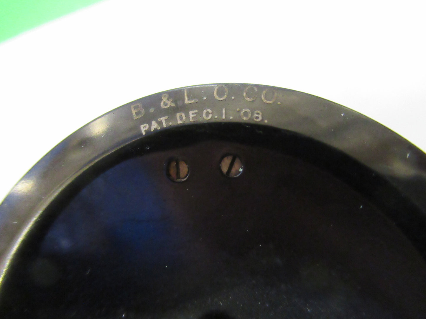 ANTIQUE BAUSCH LOMB NOSEPIECE ASSEMBLY MICROSCOPE PART OPTICS AS PICTURED S1-B10