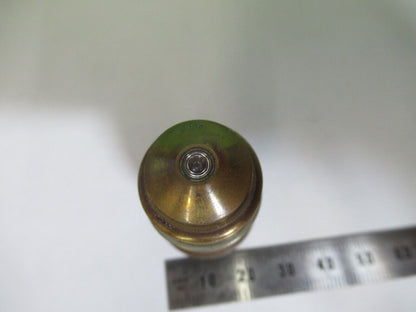 ANTIQUE BRASS CARL ZEISS  APO 4mm OBJECTIVE MICROSCOPE AS PICTURED #H3-A-45