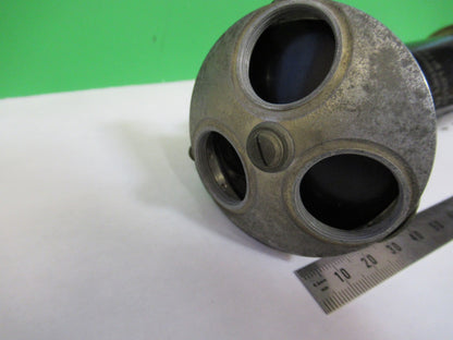 BAUSCH LOMB ANTIQUE BRASS TUBUS NOSEPIECE MICROSCOPE PART AS PICTURED  Y4-FT-91