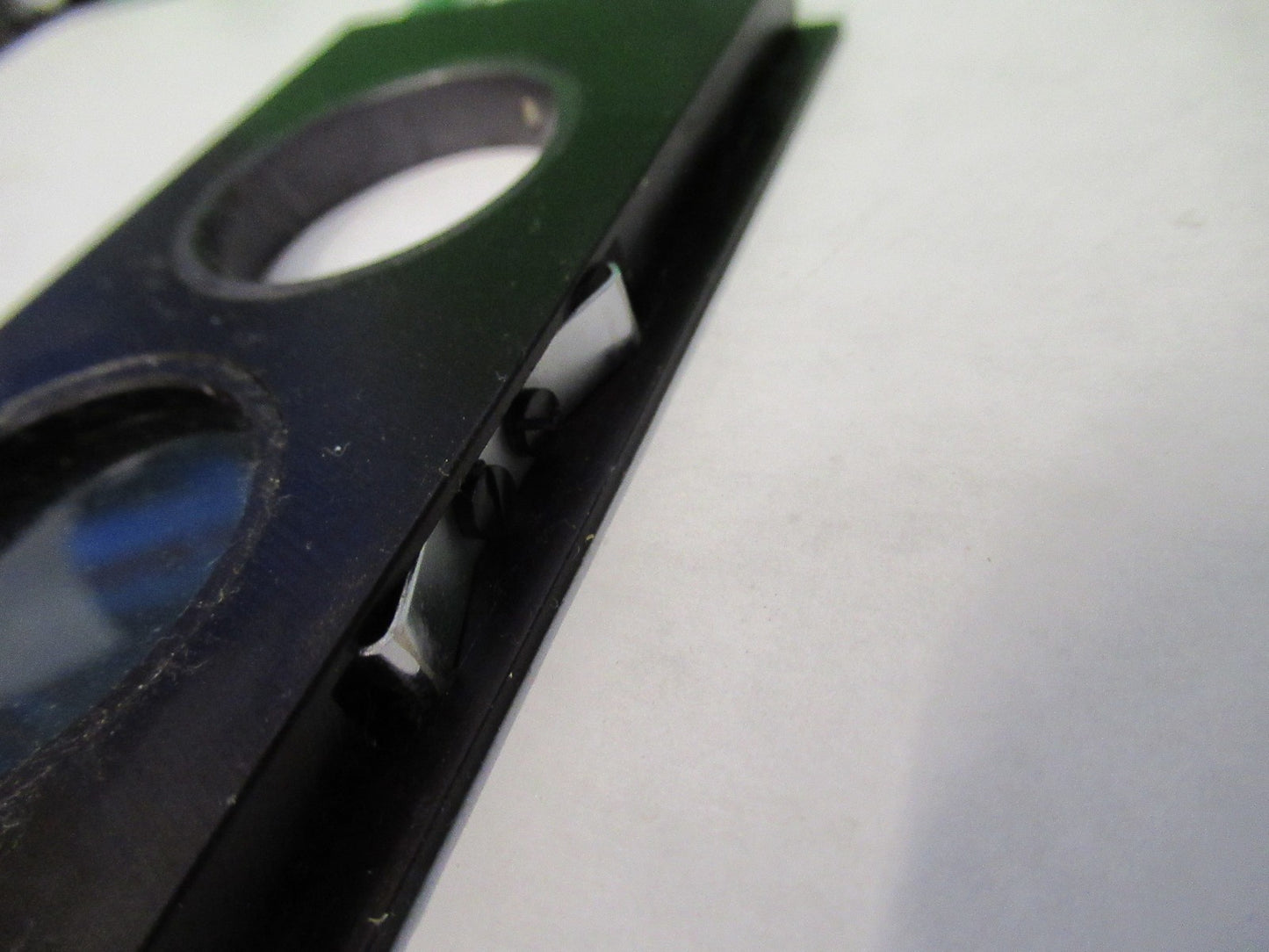 AUS JENA GERMANY POL SLIDE MOUNTED POLARIZER MICROSCOPE PART AS PICTURED V8-B-16
