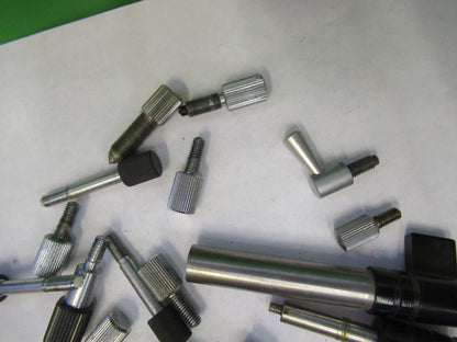 ASSORTED LOT SPECIALTY SCREWS WILD AUS JENA OLYMPUS ETC MICROSCOPE PART T2-A-70
