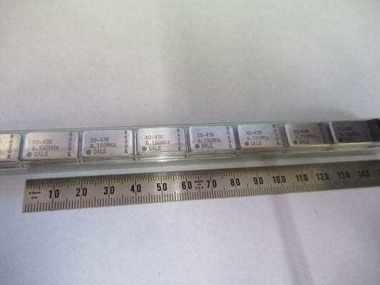 LOT 10 EA DALE ELECTRONICS QUARTZ OSCILLATOR FREQUENCY 8.192 MHz G5-A-81