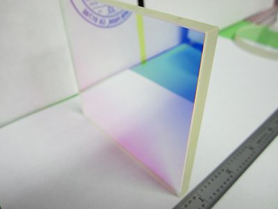 OPTISCHES POLARISIERTES BESCHICHTETES FENSTER MIL SPEC LASER OPTICS BIN#L3-02
