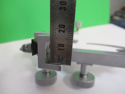 LEITZ GERMANY XY STAGE CLIPS UNIVERSAL MOUNT MICROSCOPE PART AS PICTURED X9-B-15