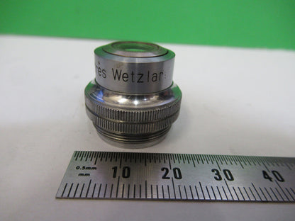 ZANGER &amp; ENGRES WETZLAR DEUTSCHLAND OBJEKTIV 5X MIKROSKOPTEIL WIE ABGEBILDET H2-A-54 