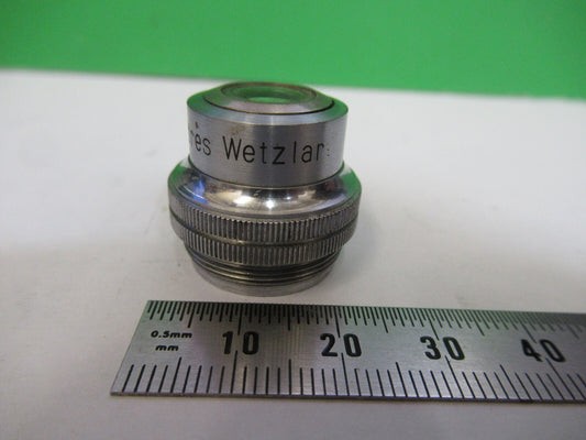 ZANGER &amp; ENGRES WETZLAR DEUTSCHLAND OBJEKTIV 5X MIKROSKOPTEIL WIE ABGEBILDET H2-A-54 