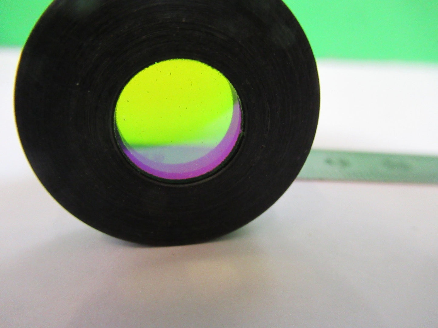 SPECTRAL GREEN FILTER LENS OPTICS MICROSCOPE AS PICTURED T5-A-90