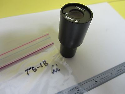 MIKROSKOPTEIL NIKON JAPAN OKULAR CF FOTO 5X OPTIK WIE BESEHEN BIN#T6-18