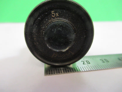 Antique Busch Germany Eyepiece 5X Optics Microscope Part