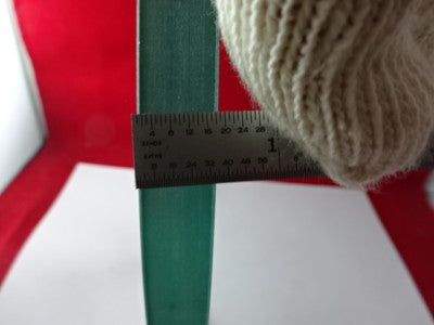 HUGE GLASS STAGE TABLE THICK  [scratches] STEREO MICROSCOPE PART AS IS #F3-A-13