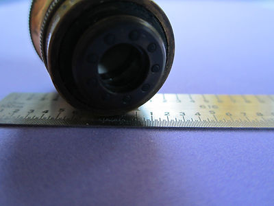 VINTAGE LEITZ WETZLAR BRASS MICROSCOPE PART OBJECTIVE WITHOUT OPTICS BIOL AS IS