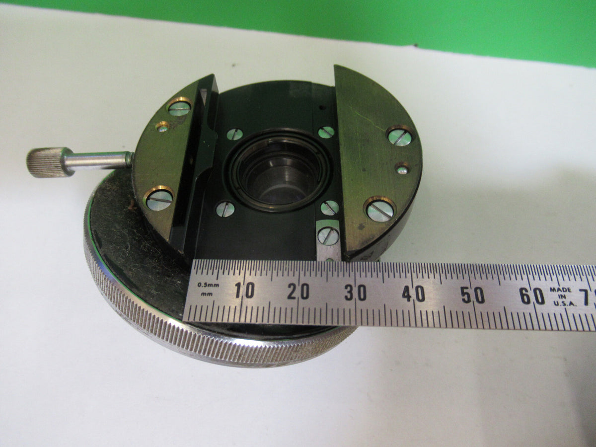 CARL ZEISS GERMANY QUINTUPLE NOSEPIECE MICROSCOPE PART AS PICTURED &R1-A-30
