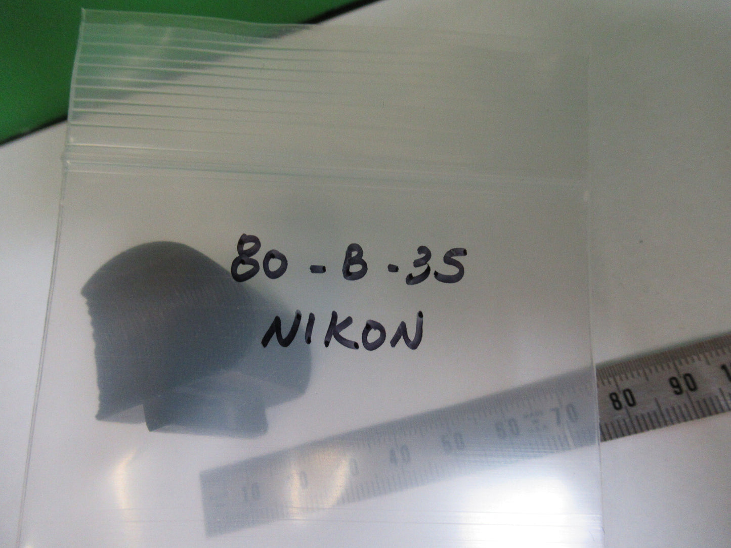 NIKON JAPAN GLASS PRISM HEAD OPTICS MICROSCOPE PART AS PICTURED 80-B-35