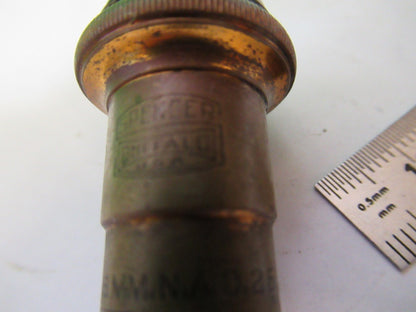 ANTIQUE BRASS SPENCER FOR PARTS OBJECTIVE MICROSCOPE PART AS PICTURED V1-A-25