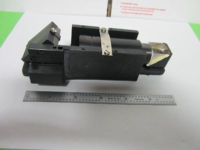 MICROSCOPE PART POLYVAR REICHERT LEICA CONFOCAL ASSEMBLY OPTICS AS IS BIN#P1-13