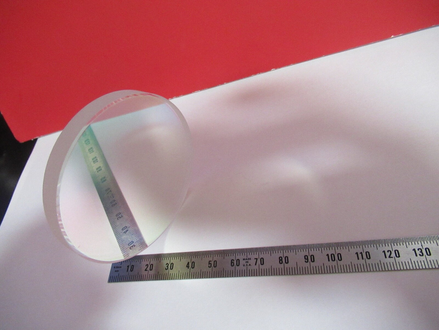 OPTICAL FLAT COATED FUSED SILICA PRO ZYGO LASER OPTICS AS PICTURED Q2-25