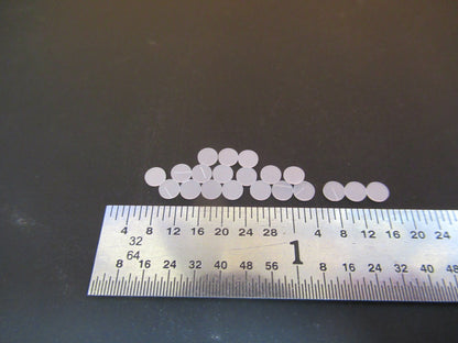 Lot Quartz X-cut Piezoelectric Blanks Unplated Ultrasonic Sensor