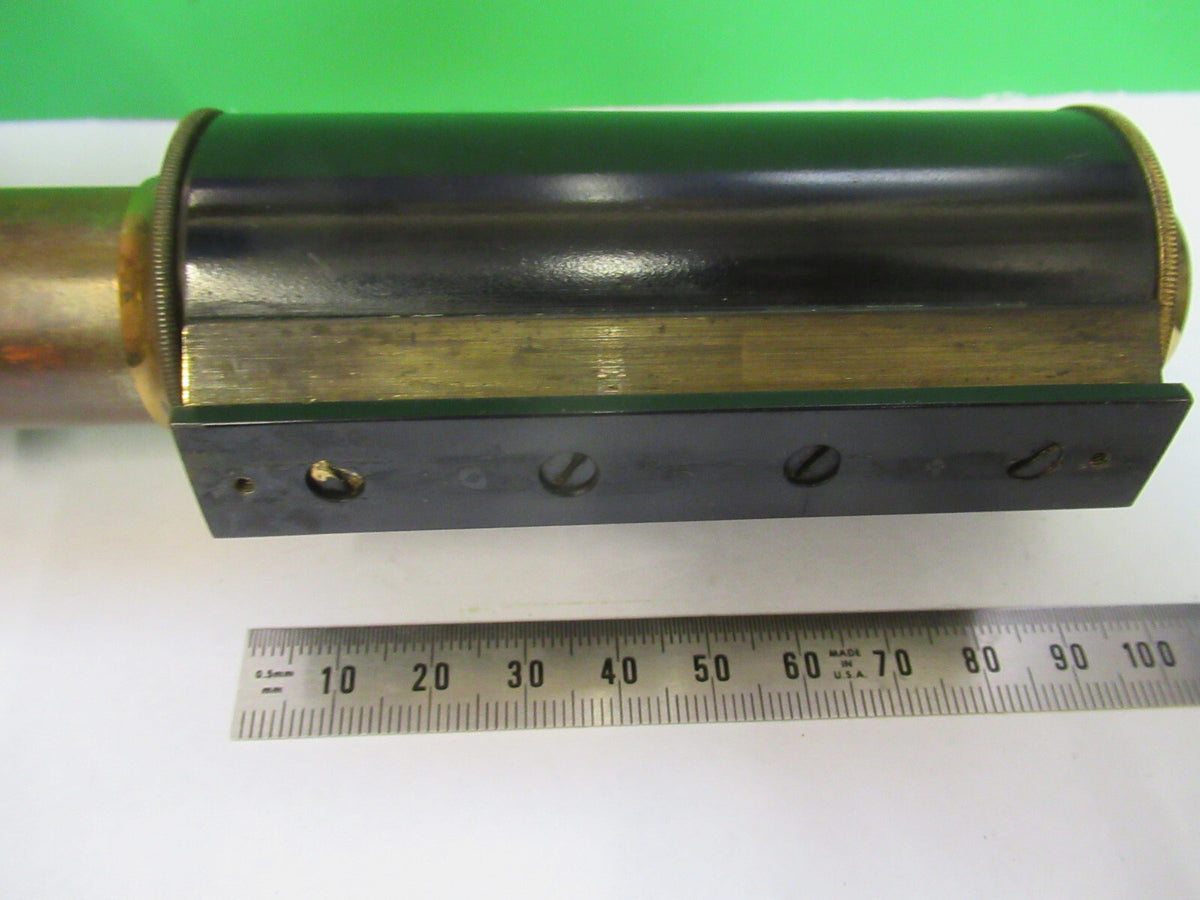 Antique Watson London Brass Tubus + Nosepiece Microscope Part AS Pic